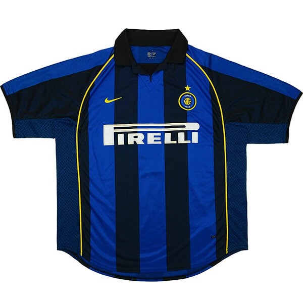 Tailandia Camiseta Inter Milan 1st Retro 2001 2002 Azul